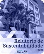 Capa do Relatório de Sustentabilidade 2021